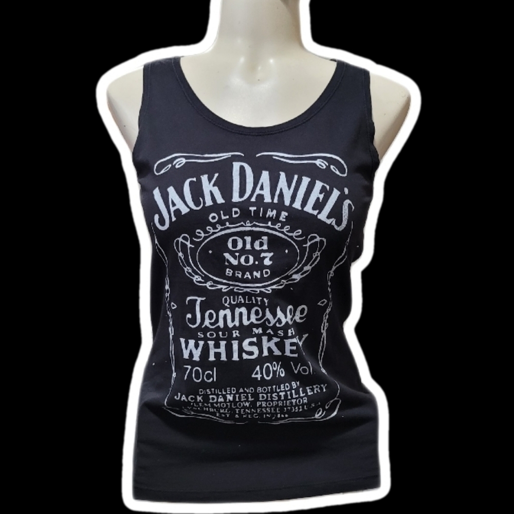 jack daniels emo alt tank top 2000s ˚.🎀༘⋆ - Picture 1 of 3